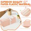 24Pcs Gift Packaging Box with Ribbon and Transparent PVC Window Wedding Christmas Birthday Party Decoration Gift Candy Cup Box