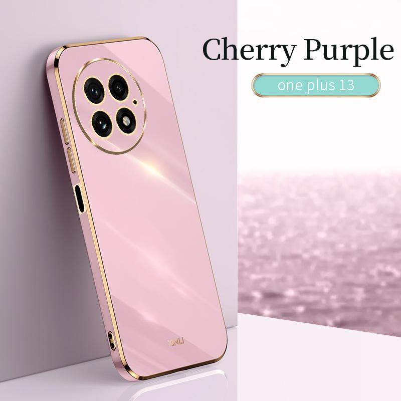 Для OnePlus ACE 2 Pro 13 13R 12 11 11R 10T чехол для телефона однотонное покрытие TPU тонкий ударопрочный глянцевый мягкий защитный бампер для линз
