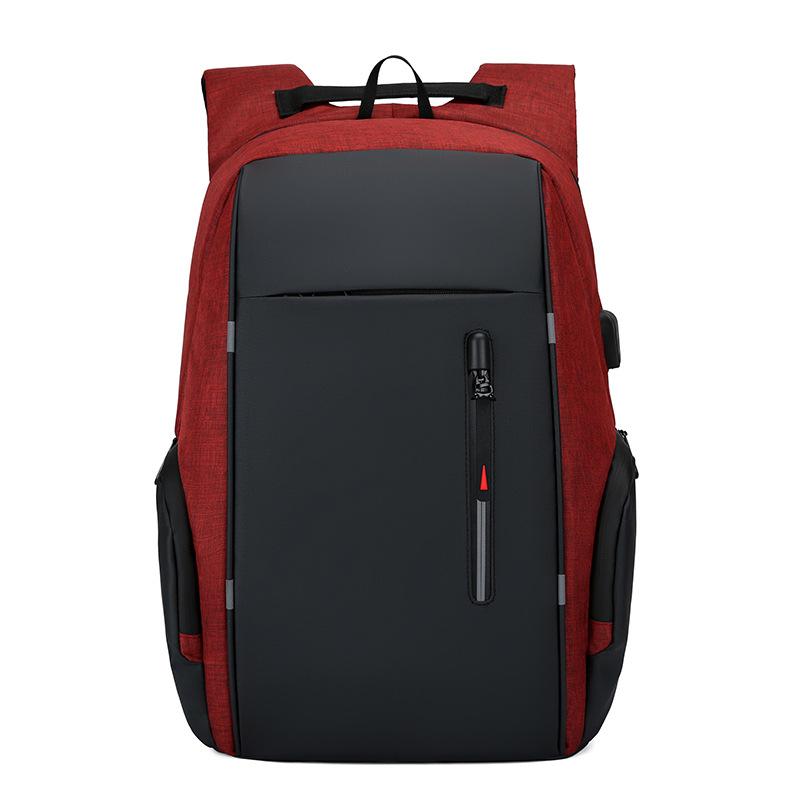 Men's Business Laptop Bag Multifunctional Backpack Large Capacity Double-Shoulder Bag