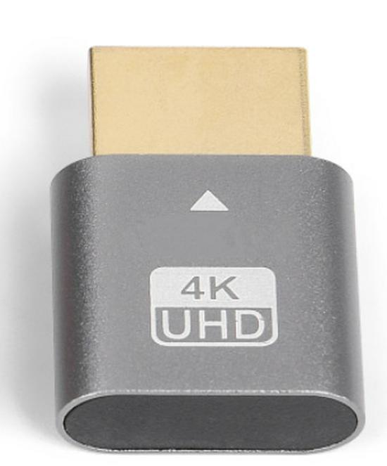 Видеокарта HDMI: Адаптер виртуального дисплея DP, пульт дистанционного управления Multi-Open, поддержка DVI/VGA, игровая студия Fake Load