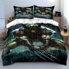 Armored figure with claws. Bedding sets Duvet cover sets Duvet covers Pillowcases(1 * Duvet Cover 2 * Pillowcases without duvet insert)