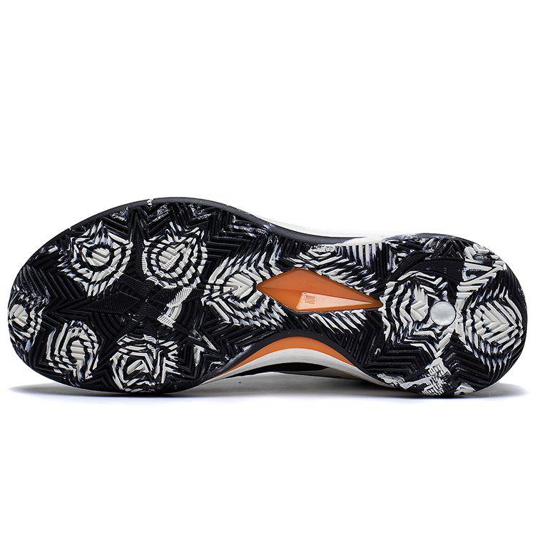 Баскетбольные кроссовки LiNing Blade 3 с амортизацией, поддержкой отскока, среднего размера, мужские баскетбольные кроссовки черного и белого цвета ABAS091-4