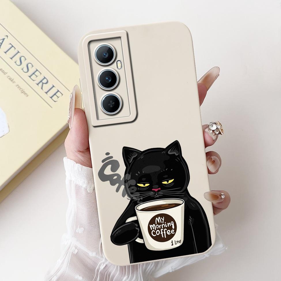 Funda For Realme C65 RMX3910 Back Cover For Realme C65 4G Case Shockproof Luxury Flowers Cute Cartoon Cool Silicone Bumper Coque