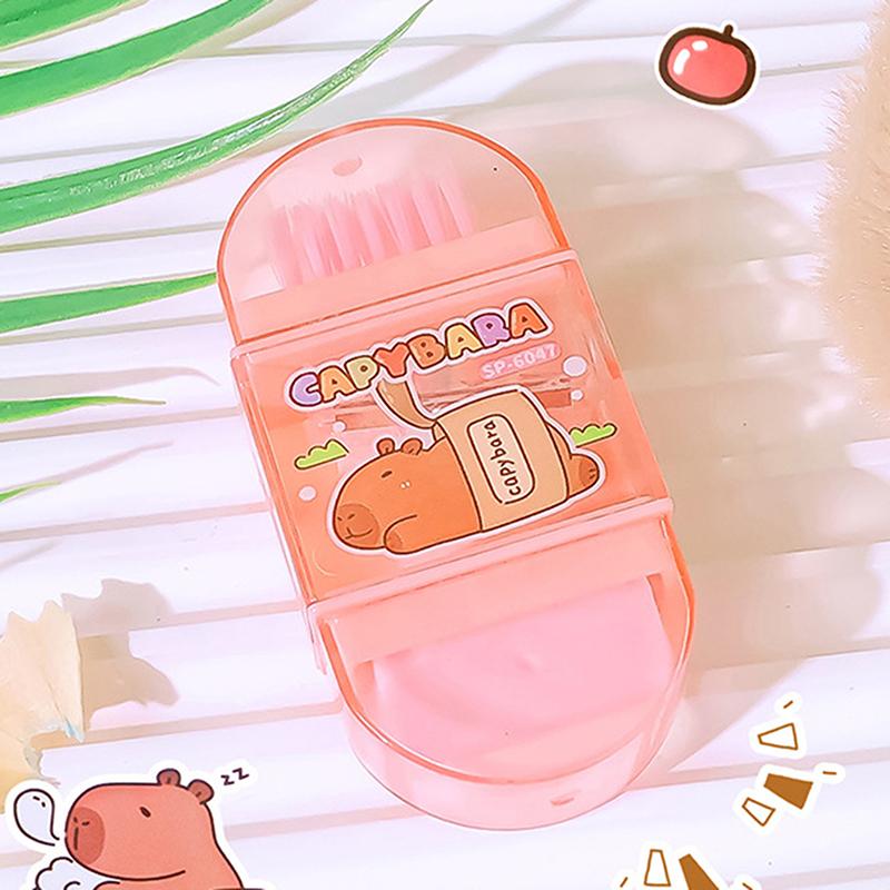 Милый мультяшный многофункциональный капибара ластик точилка для карандашей кисть детские подарки кавайные канцелярские принадлежности для школьников