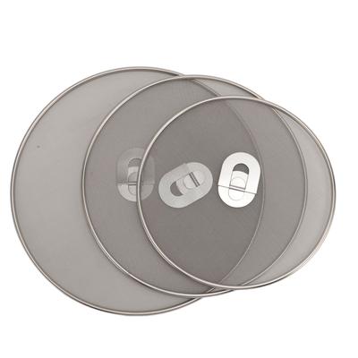 3 шт. Складная ручка из нержавеющей стали, экран для защиты от брызг, взрывобезопасная крышка для защиты от брызг жира