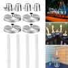 4 шт., сменный фитиль для масляной лампы, набор крышек из нержавеющей стали, набор масляных ламп «сделай сам», набор масляных ламп для уличной палубы, набор фитилей из стекловолокна