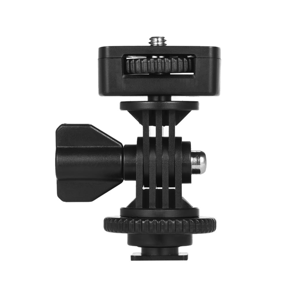 Universal Adjustable Cold Hot Shoe Mount Adapter with 1 4  Screw for Viltrox and other Brands LED Light Video Monitor