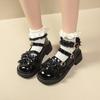 Japanese Jk Soft Girl Shoes Lace Mary Jean Shoes 2025 Cute Platform Lolita Lolita Sweet Little Leather Shoes Women