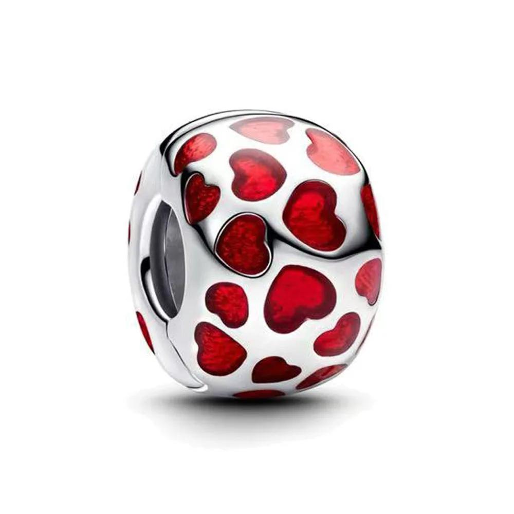 Медный зажим Разноцветная Луна Бабочка Звезда Цветок Мода Бусины Зажим Шарм Для Оригинального DIY Браслета Изысканные Ювелирные Изделия