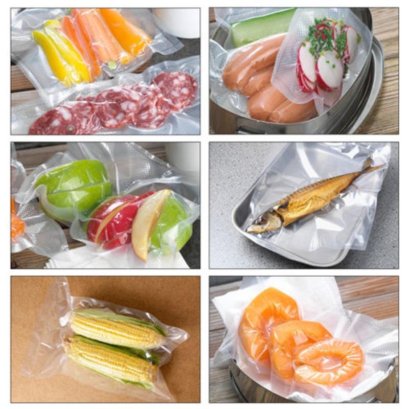 Тисненые пакеты для вакуумного упаковщика для продуктов Вакуумные пакеты рулоны Безопасные и нетоксичные