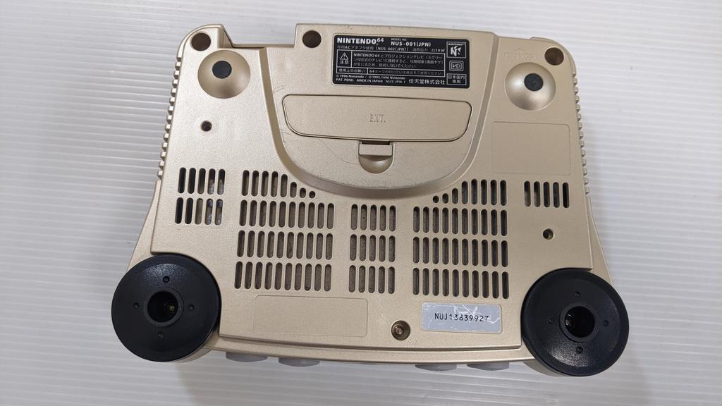 Восстановленная консоль Nintendo 64 N64 ЗОЛОТАЯ 1-15-3 Б/У