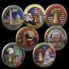 New 1776 250th Anniversary 3D Commemorative Medal, Declaration of Independence Challenge Coin, Commemorative Collectibles
