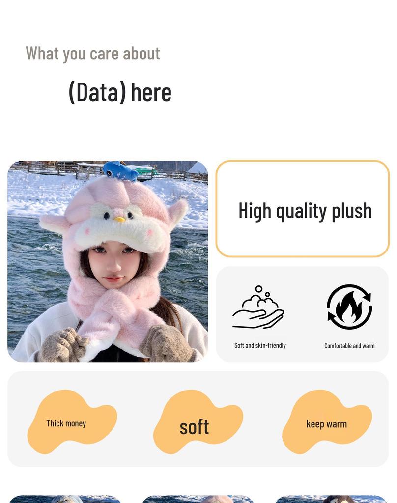 Пингвин Хлопковые Плюшевые Нескользящие Домашние Тапочки для Детей и Пар - Теплые, Милые, Утолщенные