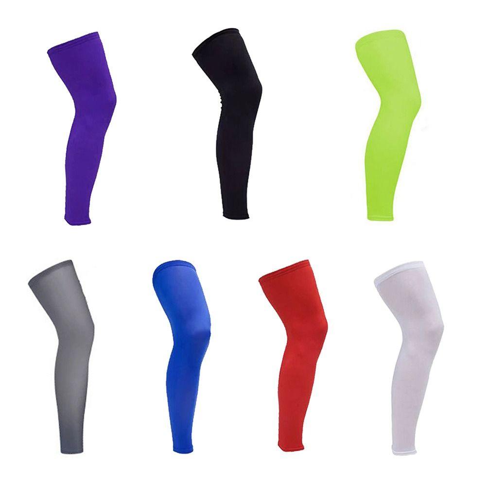 High Elasticity Knee Calf Sleeves Anti-UV Leg Warmers Long Compression Leg Sleeve for Men Women