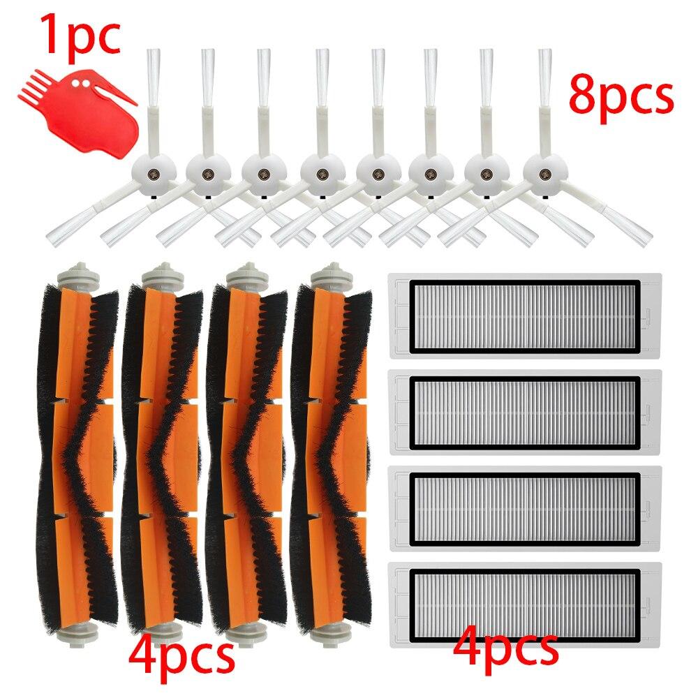Основная щетка, боковая щетка, HEPA-фильтр, подходит для пылесоса xiaomi 2 roborock s50, фильтры для запчастей xiaomi roborock Mi Robot