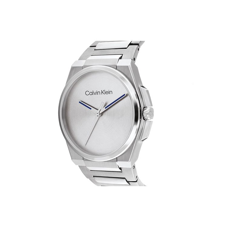 Calvin Klein Кварцевые часы Стальной браслет Серебристый циферблат Мужские часы 25200456