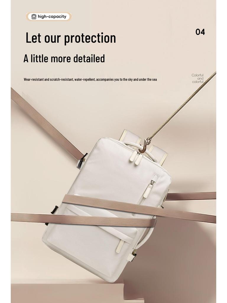 Lightweight, Large-Capacity Multifunctional Travel Backpack for Men & Women - Ideal for Short & Business Trips