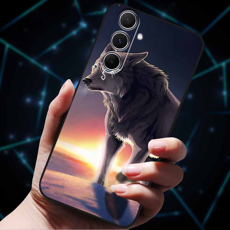 For Samsung A16 A36 A56 A26 A06 A05 A05S 4G 5G A55 A25 A35 Cases Animals Soft TPU Silicone Phone Case For Samsung Galaxy A55 Bag