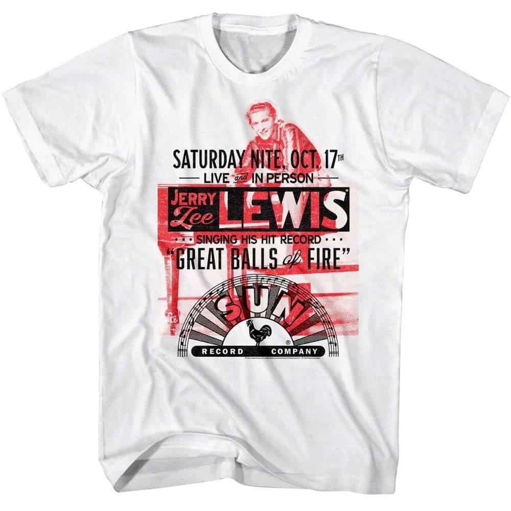 Jerry Lee Lewis Live in Person Men's T Shirt