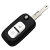 Jingyuqin 2 Buttons Car Key Case Cover Remote Flip Folding Car Key Shell For Renault