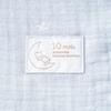 10mois Cotton Tencel Triple Gauze Kids Sleeper Powder Blue 23151017