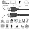 MINI USB Cables - Phonillico® - Set of 3 - Compatible with Liquid Image - 1 Meter - Black