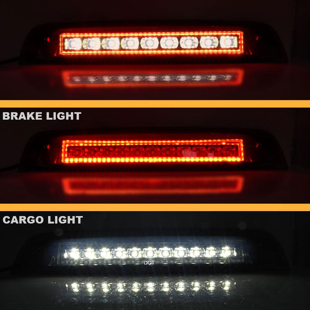 Для Chevy Silverado/Sierra 1999-2006 Задние Третьи 3-и Стоп-сигналы Заднего хода Габаритные огни Лампа ДХО Высоко расположенный Задний фонарь Пикапа