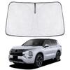 New Mitsubishi Outlander PHEV 3rd Generation Windshield Car Shade UV Car Privacy Custom Part Sunshade, (GN0W) Model, Vehicle-Specific Sunshade, Shade,
