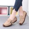 Fashion Large Size Women's Shoes Snail Shoes Suede Mother Shoes Women's Slip-on 35-43