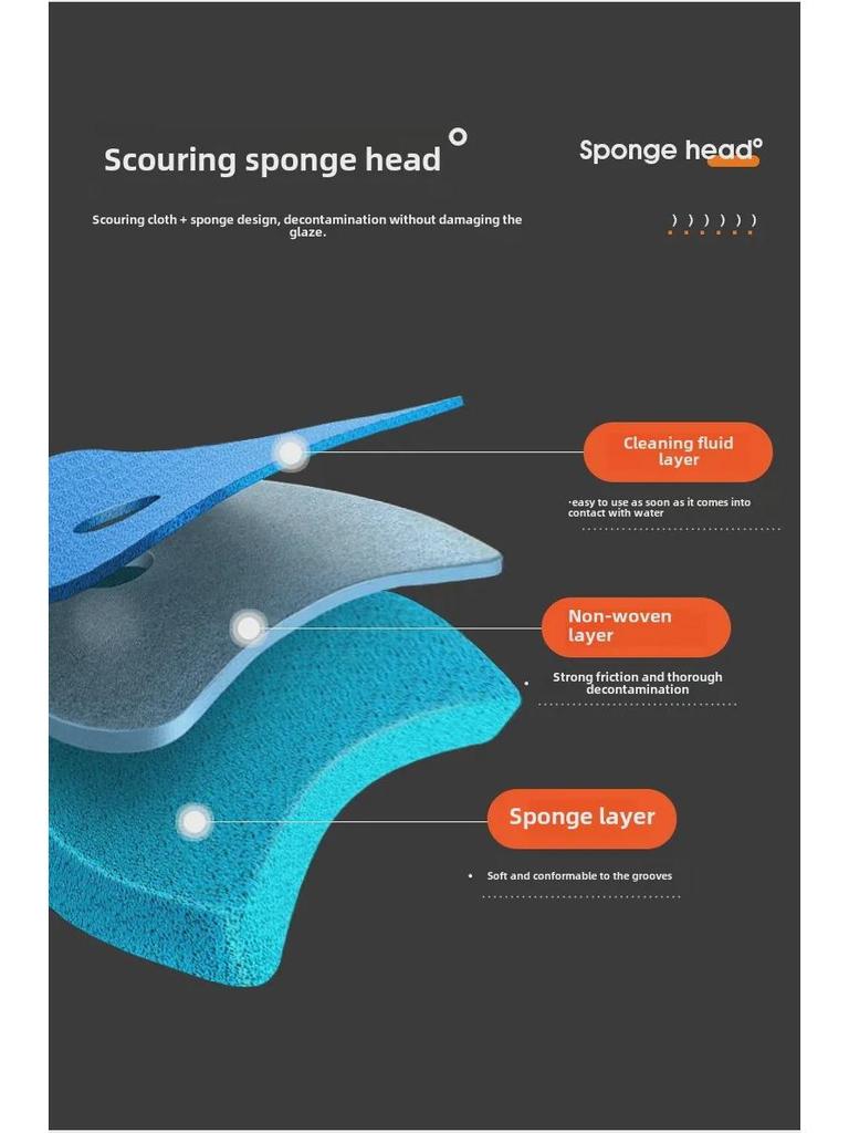 Wall-Mounted Disposable Toilet Brush Set for Comprehensive Cleaning