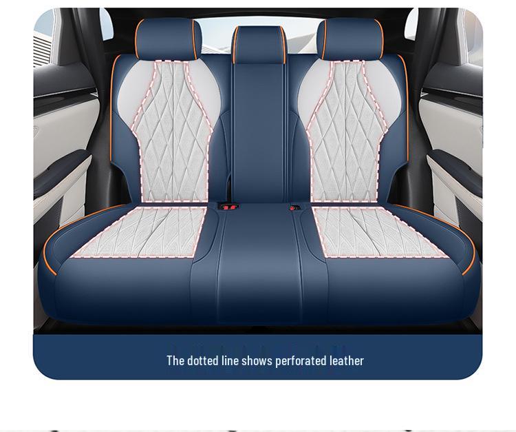 Four Seasons Leather Car Seat Cushion for 2020 BYD Song PLUS - Five-Seat Cover