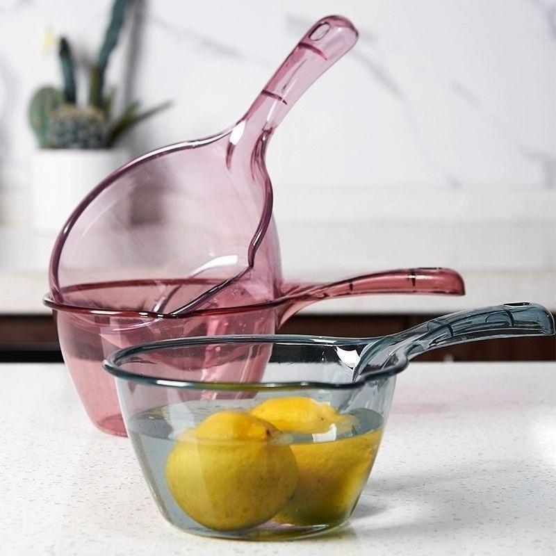 Небьющаяся кухонная половник для дома, Утолщенная пластиковая половник, Половник для ванны, Плавающая половник, Ложка для мытья волос детям