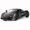 1:32 игрушечная модель автомобиля McLaren 720S, автомобиль с откатным механизмом из цинкового сплава со звуком и светом и открытой дверью кузова, игрушечный автомобиль для детей, подарок для мальчиков и девочек