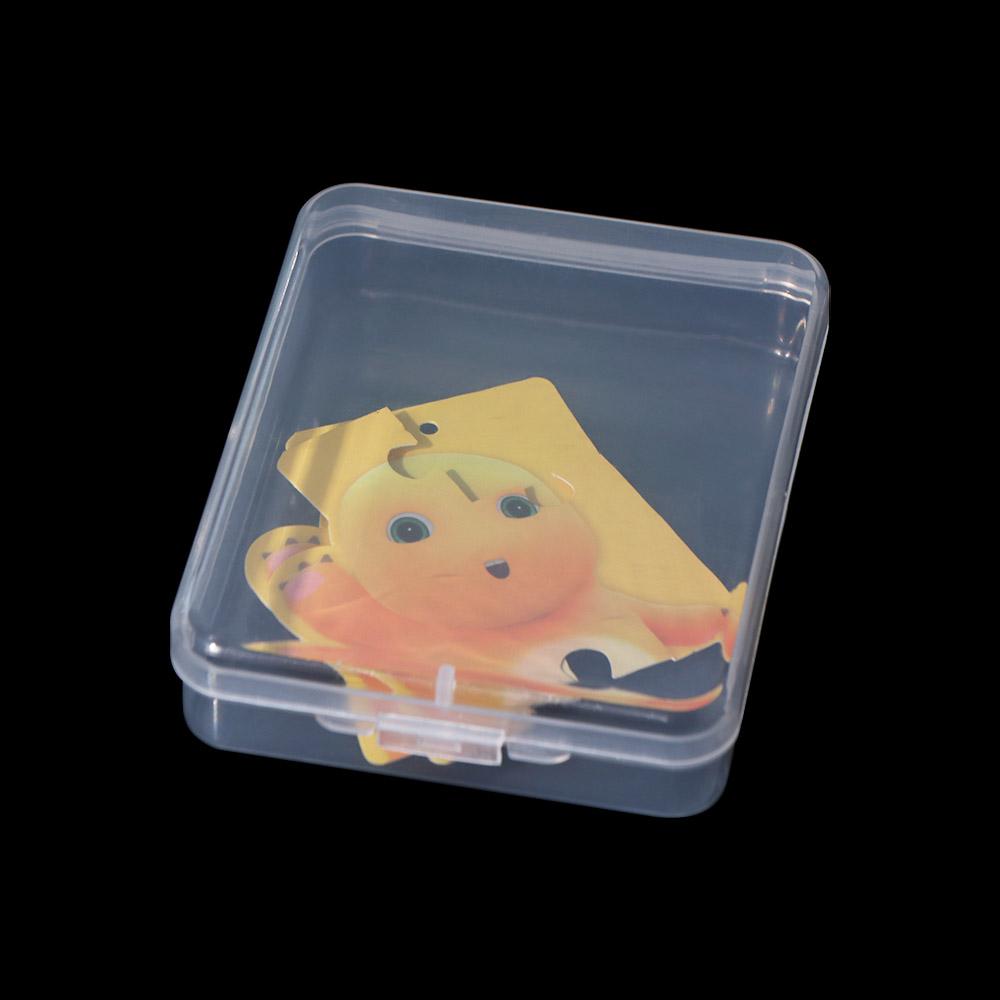 Transparent Photocard Storage Box Dustproof Flip Storage Box Card Storage Case Desktop