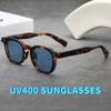 New Retro Thick Framed Square Sunglasses Men'S And Women'S Small Frame High-End Uv Resistant Glasses Uv400 Shades Eyewear