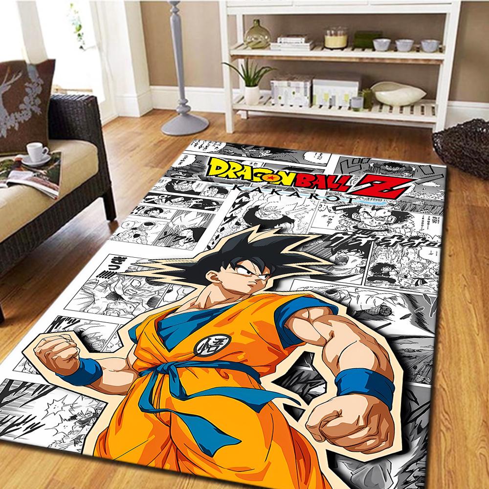 Son Goku Carpet, Cool Movie Mat for Home Decor, Digital Print Bedroom Floor Rug, Living Room Mat -HYQ16