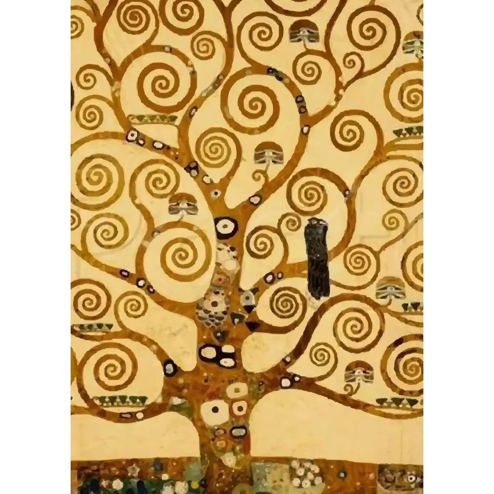 Classic Abstract Figure Artworks of Gustav Klimt, Including "The Kiss" and "The Tree of Life" Home Decor Gifts.