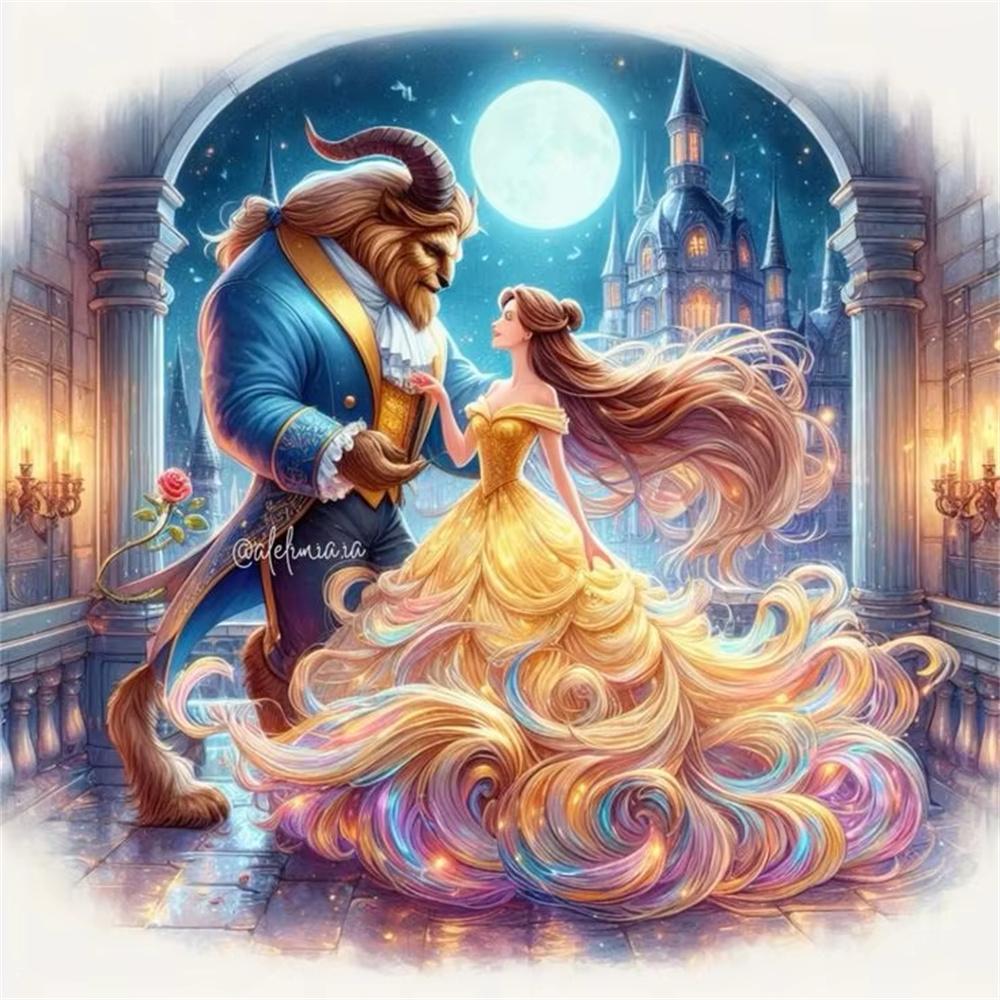 Disney Коллекция IP Алмазная живопись Полная бриллиантов Сделай сам Алмазная вышивка Мультяшная Декоративная картина Материалы для упаковки