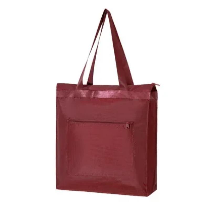 Large Capacity Waterproof Oxford Cloth Reusable Foldable Shopping Bag Tote Bag Shoulder Bag Washable Shopper Storage Bag Handbag