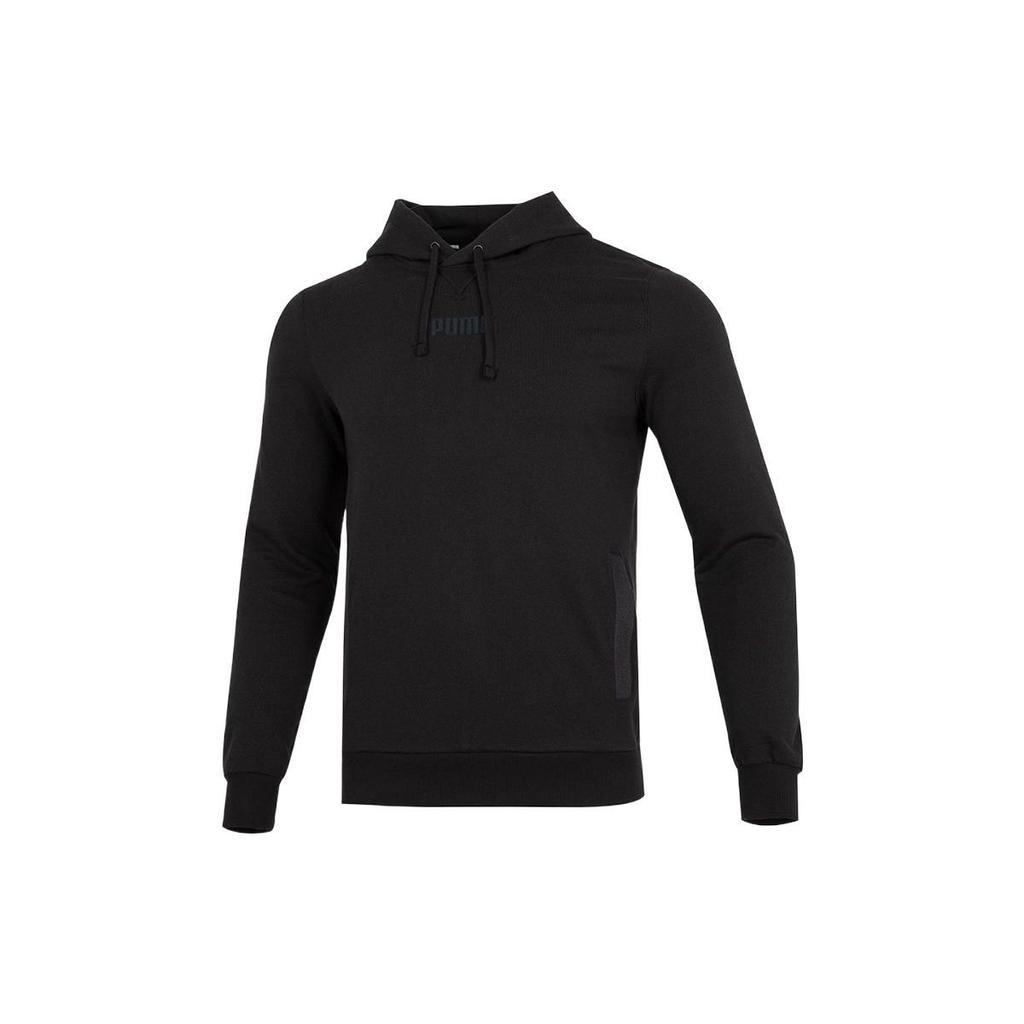 Puma Modern Basics Hoodie Men Tops Black 849584-01