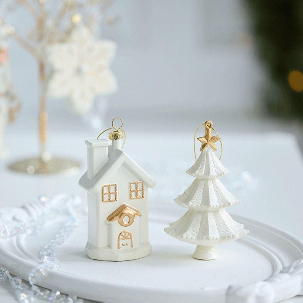 Xmas Tree Hanging Pendants Plastic Christmas Tree Ornament Creative Christmas Decoration Christmas
