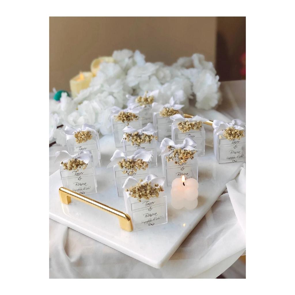 Специальная свадебная роскошная мини-свеча с цветочным пузырем, 15 шт.