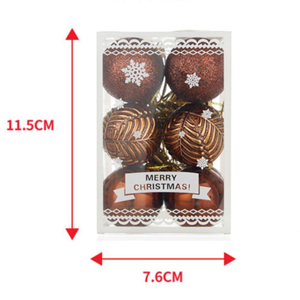 12PCS Durable Plastic Christmas Ball Set 4cm 5 Colors Xmas Ornament Ball Suspensable Xmas Baubles Showcase