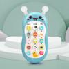 Игрушка для мобильного телефона с 15 кнопками и шнурком, китайский английский, двуязычные силиконовые уши, игрушка для детского телефона, телефон, музыка, звуковая история, машина для повседневной жизни