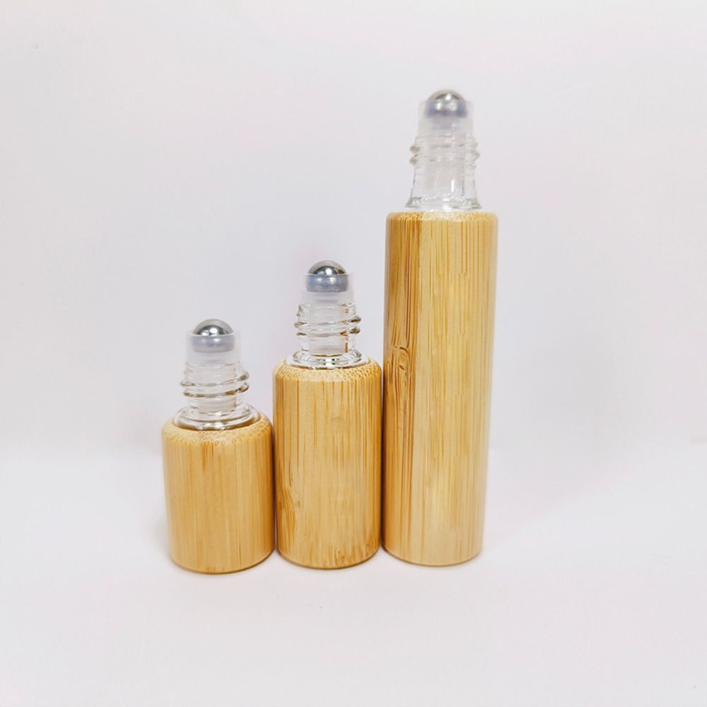 Флаконы для образцов Флаконы-роллеры из бамбука Флаконы для духов Деревянная бутылка-роллер Флаконы для эфирных масел