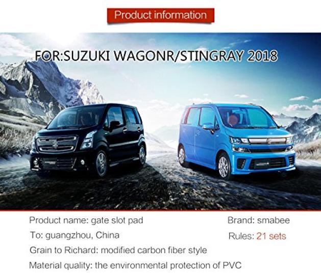 Suzuki Wagon Z Exclusive Pocket Mat Резиновый коврик SUZUKI WAGON R Mat Детали интерьера Аксессуары Защитный коврик R/Stingray/Custom MH35S/55S/85S/95S