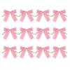 12pcs Small Velvet Bow Christmas Tree Decoration Soft Bowknot Hanging Enhances Holiday Atmosphere for DIY Use for Christmas Party Family Wedding