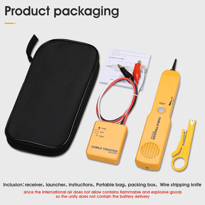 Новый тестер-трассоискатель, генератор тона, тестер телефонного/сетевого кабеля, тональный трассоискатель, детектор, сетевые инструменты