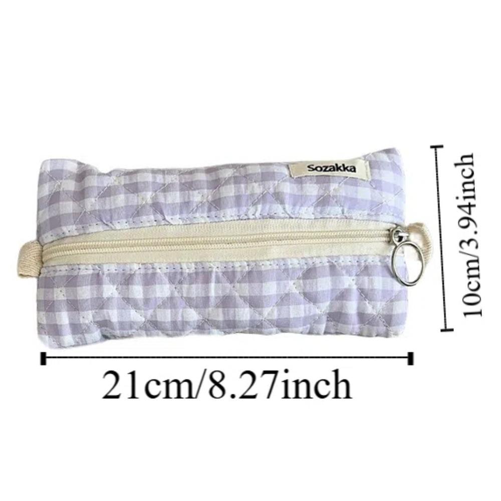 Korean Style Sewing Pencil Case Large Capacity Stationary Cloth Box  Students