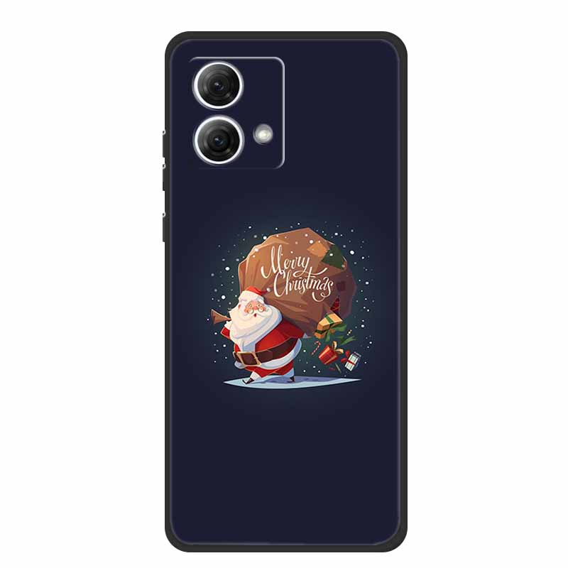Рождественские чехлы Fundas для Motorola Moto G54 Европа Чехол для телефона Мягкий силикон ТПУ Capa Moto G54 Fundas XT-2343-1 Астронавт Coque